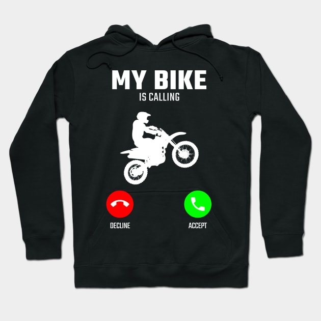 dirt bike Hoodie by Mandala Project